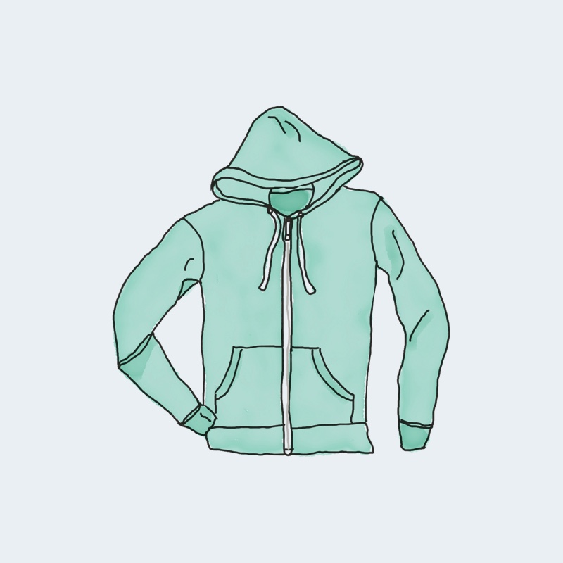 Sudadera con cierre